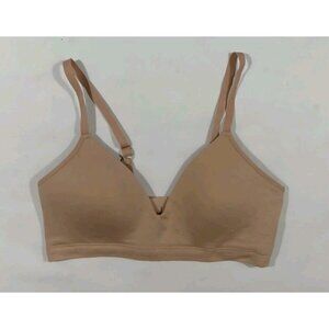 ThirdLove Lifting Wireless Bra Size Medium C 1/2 Cup Tan